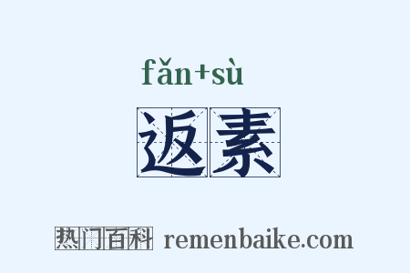 返素是什么意思的图片